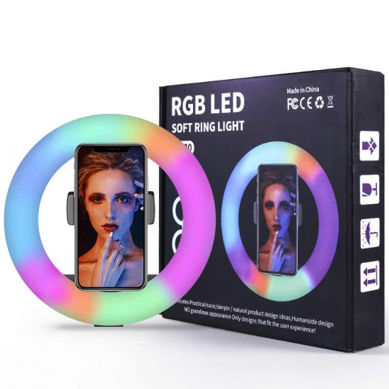 RGB LED Soft Ring Light MJ33