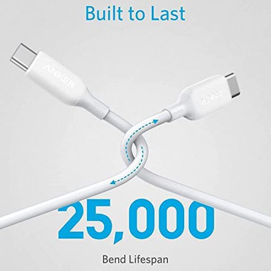 Anker Powerline III USB-C to USB-C 2.0 100W Cable 1.8m - White
