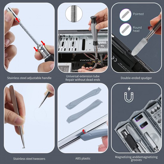 126 in 1 Cylindrical Screwdriver Set