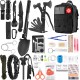 Emergency Survival Kit and First Aid Kit 121Pcs Professional Survival Gear and Equipment with Molle Pouch for Men Camping Outdoor Adventure