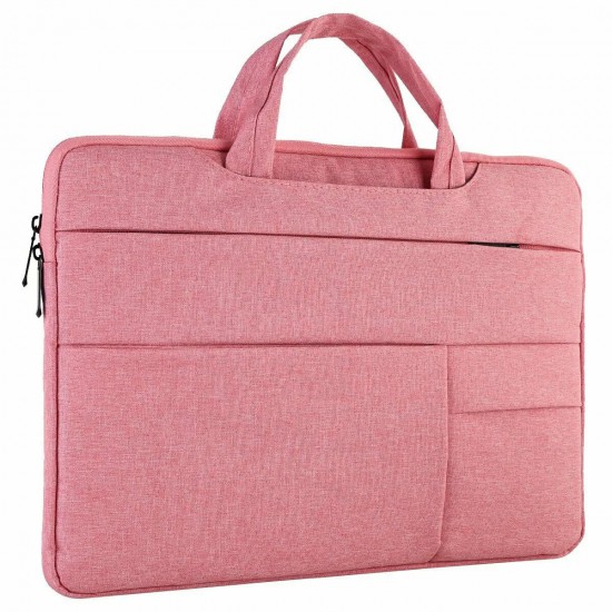 Laptop Multi-Pocket Luxury Carry Bag 15inch - Pink