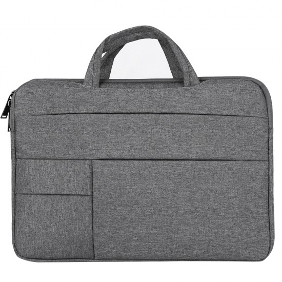 Laptop Multi-Pocket Luxury Carry Bag 14inch - Gray