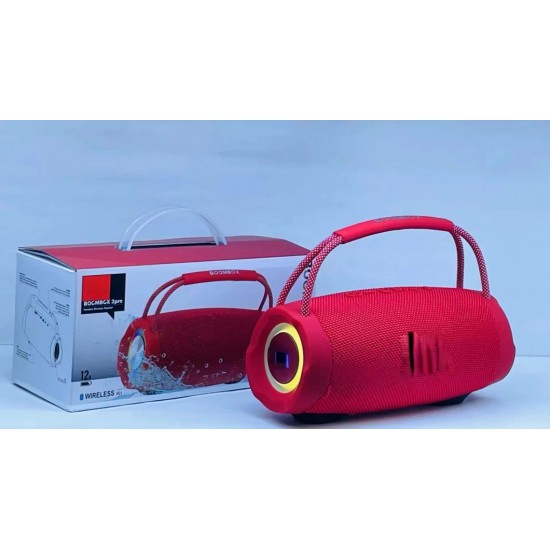 Boombox 3 Pro Portable Wireless V5.1 Speaker - Red