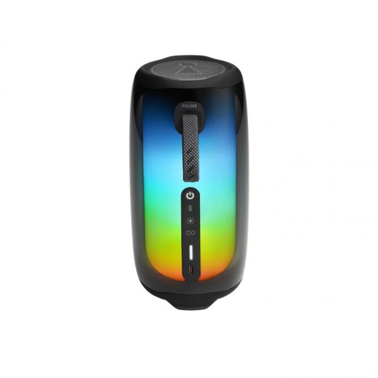 JBL Pulse 5 Portable Bluetooth speaker with light show - Black (Copy - Like Original)