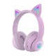 Cat Wireless Headphone L550 - Purple