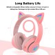 Cat Wireless Headphone L550 - Purple