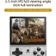 Anbernic RG35XX Retro Handheld Game Console 3.5-inch IPS 640*480 Screen Linux System with a 64G Card Pre-Loaded 5000+ Games Supports HDMI and TV Output - Transparent Whtie