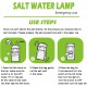 Watter Lamp Salt and Water Emergency Led Lamp