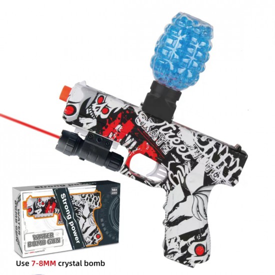 Pistol Water Jell Gun (Red, G310)