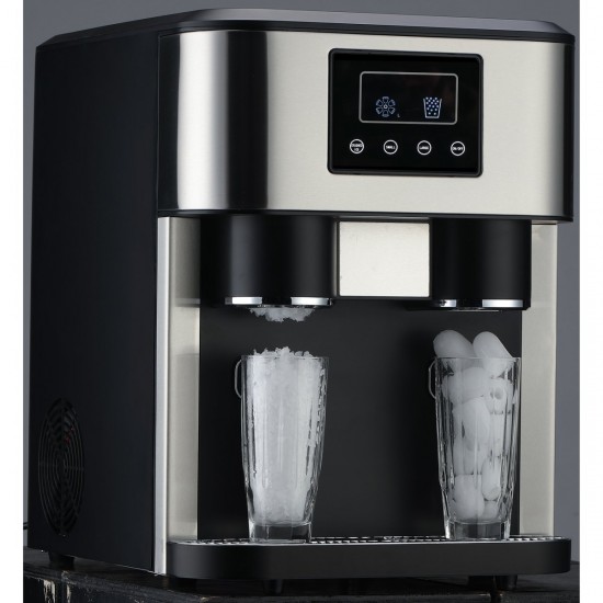 2-in-1 Ice Maker / Ice Crusher and Water Dispenser