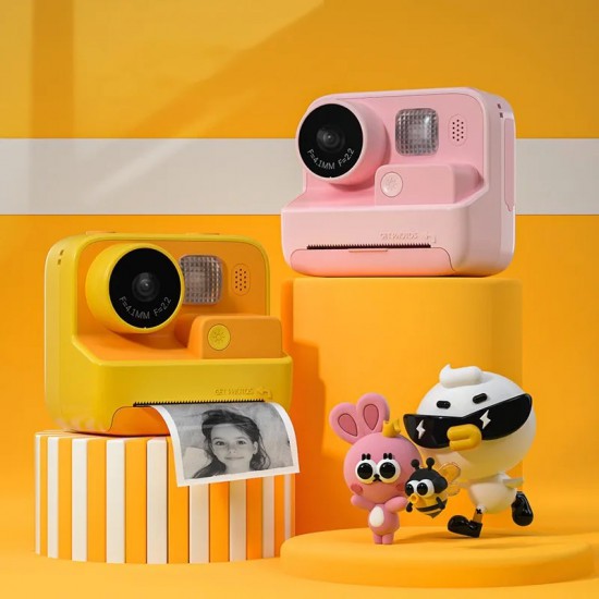 Koool Family Kids Print Camera (Orange)