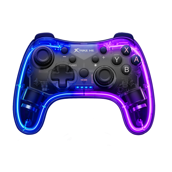 Xtrike Me GP-52 Bluetooth RGB Gamepad (for Android / IOS / PC / PS3 / PS4 / Nintendo Switch)