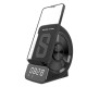 Wireless Charging with Clock and Speaker (WD-200, Black)