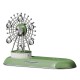 Ferris Wheel Fast Wireless Charger with Mood Light - Elegant Green