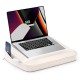 SAIJI Portable Laptop (Desk/Storage/Bag) Grey