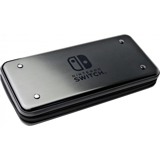 Aluminum Carrying Protection Case for Nintendo Switch Lite (Black)