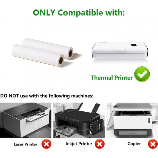 A4 Thermal Paper Roll (2 pcs)