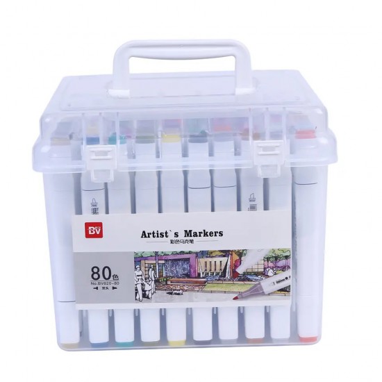 Artists Markers Set (80 Marker Pens)