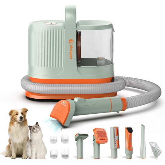 Molypet Pet Grooming Vacuum Cleaner (6-in-1, KG01)