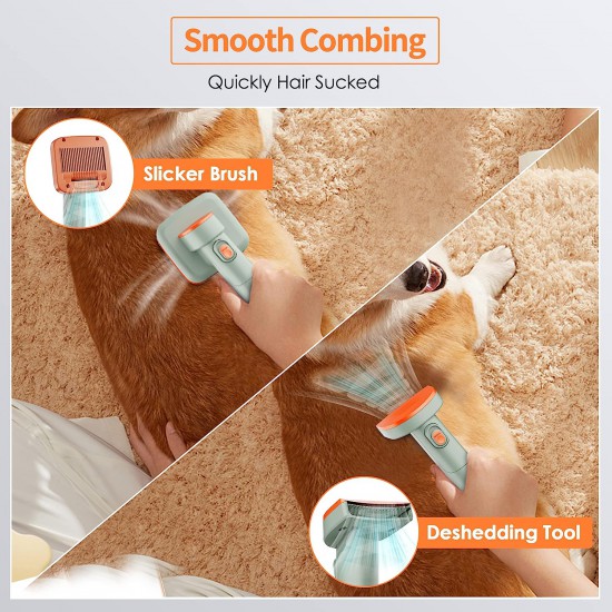 Molypet Pet Grooming Vacuum Cleaner (6-in-1, KG01)
