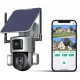 Solar Dual Linkage Cameras (4k UHD, WIFI, 10x Zoom PTZ Lens)