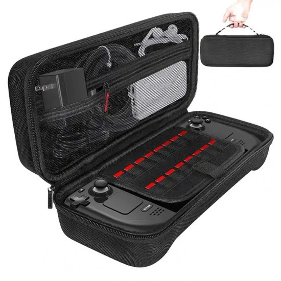 Carrying Case Compatible with Steam Deck (Black)