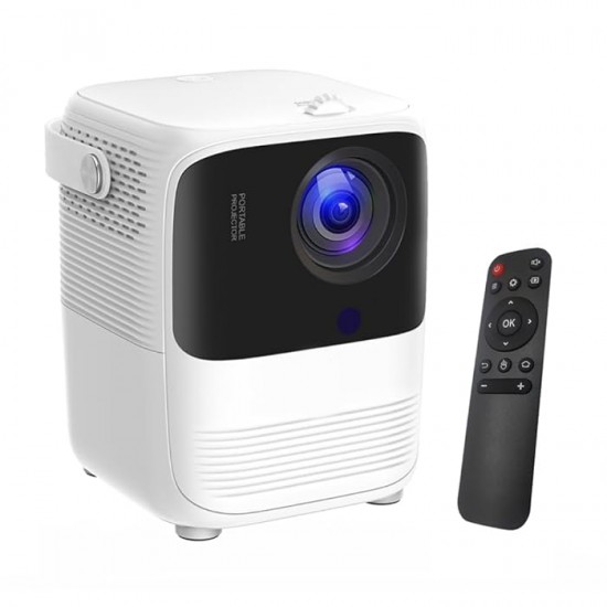 Umiio Q2 Portable Video Projector (FHD, White)