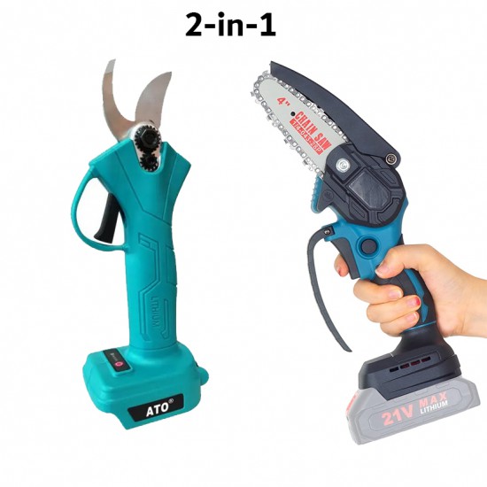 Boss Tree pruning shears cordless + Electric Chain Saw