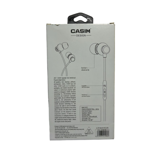 Casim  Stereo Earphone M-R1