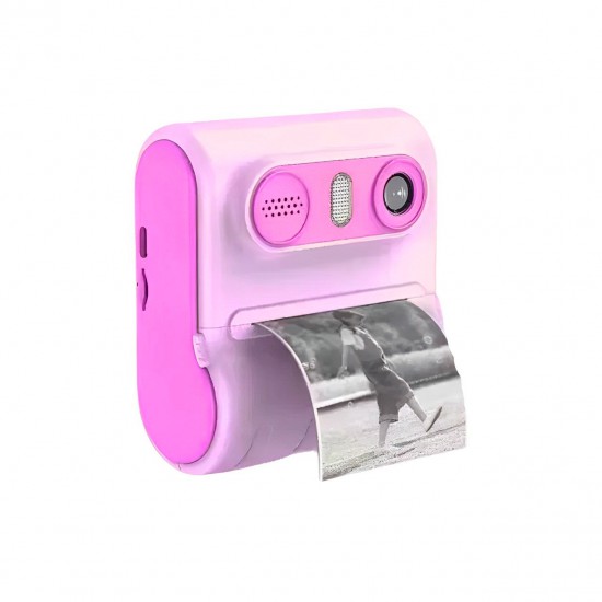 Photo Printing Camera (LK-001, Pink)