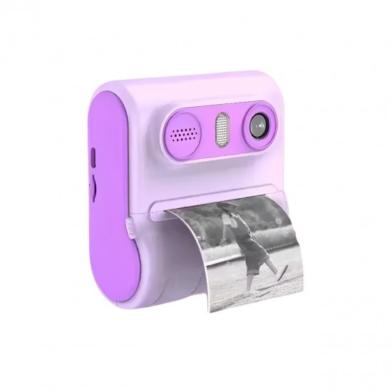 Photo Printing Camera (LK-001, Purple)