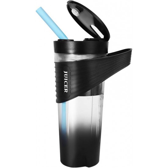 Juicer Portable Blender (460ml, HD-07 - Black)