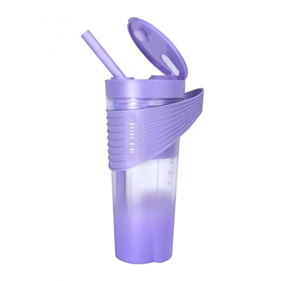 Juicer Portable Blender (460ml, HD-07 - Purple)