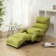 Foldable Lazy Sofa (Adjustable, Green)