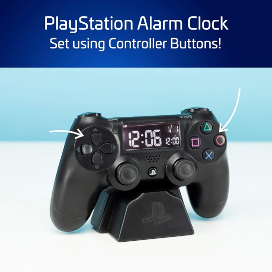 Paladone Playstation Controller Digital Alarm Clock