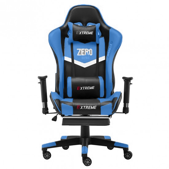Extreme Z1 Gaming Chair with Foot Rest (Blue)