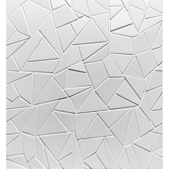 3D PVC Wall Panel (D103, White)