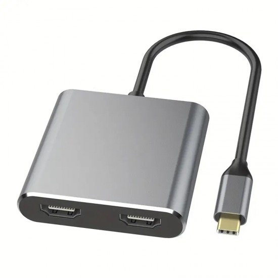 Adapter USB-C to 2 x HDMI