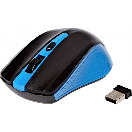 Enet G211 Wireless Optical Mouse (Black / Blue)