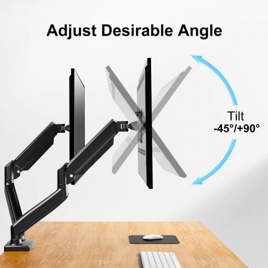 Dual Monitor Desk Mount 13" to 32" (M10-24)