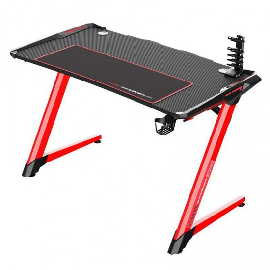 DXRacer E-Sports Gaming Desk Carbon fiber (Black & Red)