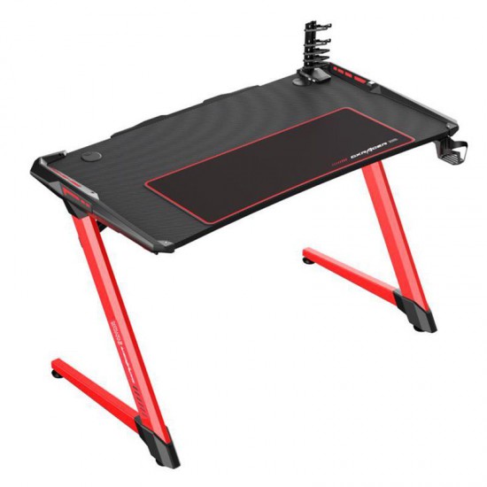 DXRacer E-Sports Gaming Desk Carbon fiber (Black & Red)