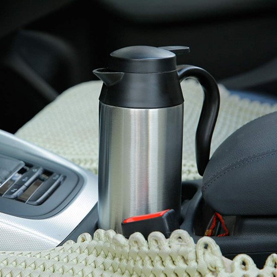 Car Based Heating Kettle Cup Electric Stainless Steel