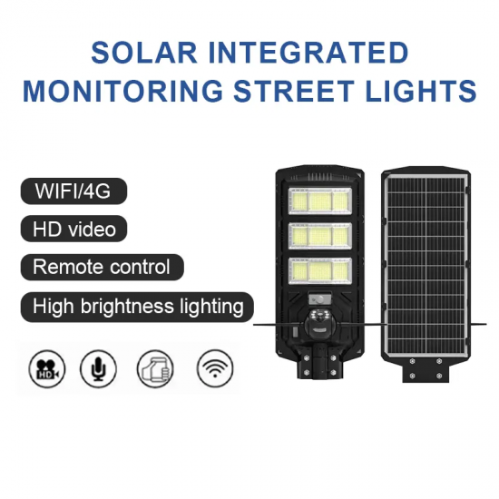 Solar Street Light With Camera WiFi 4G