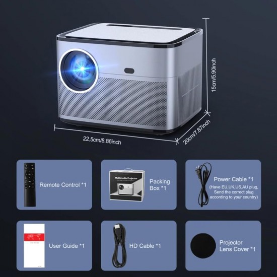 V8 Pro Smart Home Projector Auto 2K 4K Video