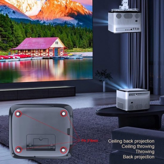 V8 Pro Smart Home Projector Auto 2K 4K Video