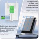 Solar Outdoor Repeater Weatherproof Wi-Fi Range Extender 2.4GHz 25000mAh Battery