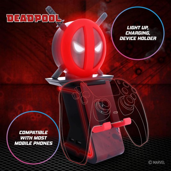 Deadpool Marvel Comics Cableguy Ikons Gaming Controller and Smartphone Holder