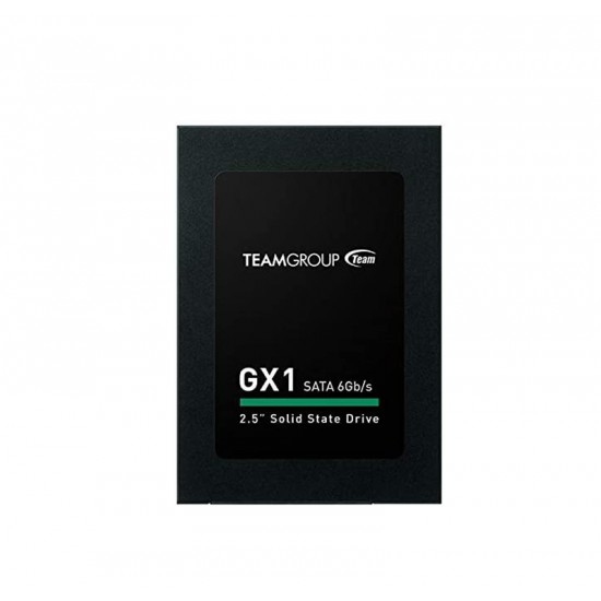 TEAMGROUP GX1 480GB 3D NAND TLC 2.5 INCH SATA III INTERNAL SOLID STATE DRIVE SSD (READ SPEED UP TO 530 MB/S) COMPATIBLE WITH LAPTOP & PC DESKTOP T253X1480G0C101