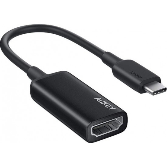 Aukey USB-C To HDMI Adapter, CB-A29 160milimeter Black | AKY-ADP-CBA29-BLK